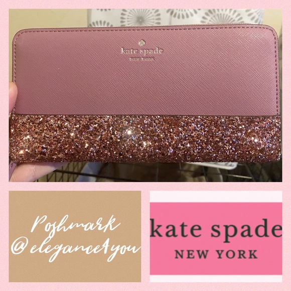 ✨KATE SPADE✨LAST 1! Gorgeous Glitter Wallet NWT! - Picture 1 of 9